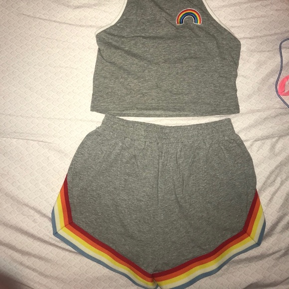 Rainbow matching set - Picture 1 of 3